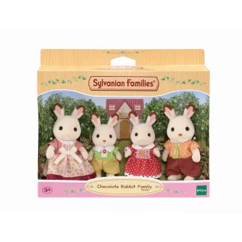 Sylvanian Families družina čokoladnih zajčkov - 4 zbirateljske figurice