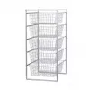 Prosperplast Rato omarica s 5 predali, antracit, 89x45x55 cm, polipropilen z videzom ratana