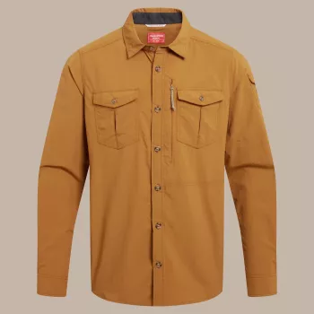 Craghoppers NosiLife Adventure LS Shirt III - Deep Henna, velikost L