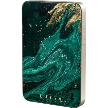 Burga magnetna prenosna baterija 5000 mAh Emerald Pool Gold