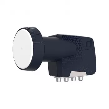 Inverto Quad Premium univerzalni LNB konverter - 4 izhodi, šumno število 0,2 dB, feedhorn 40 mm, črn
