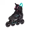 Meteor Buzzy nastavljivi rolerji črno-roza-mint EU 34-38