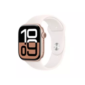 Apple Watch Series 10 GPS + Cellular 46mm ohišje iz aluminija s športnim pasom rožnatega zlata