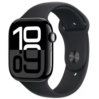 Apple Watch 10 LTE 46mm ohišje iz aluminija s športnim pasom Midnight - Midnight