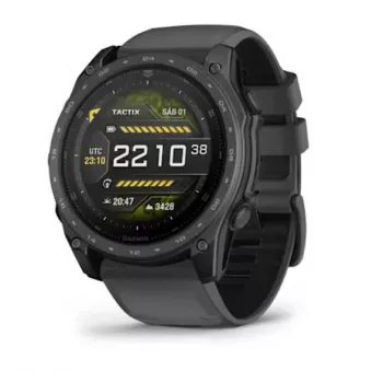 Garmin tactix 8 – 51 mm, AMOLED, Cerakote prevleka, Applied Ballistics Ultralight Solver, skrilasto siva