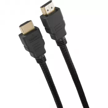 One For All Premium High Speed HDMI kabel z Ethernetom 1,5 m - certificiran za 4K 60Hz HDR, 18Gbps, pozlačen, črn