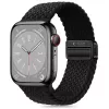 Tech-Protect najlonski magnetni zapestni pašček Loop za Apple Watch 8/9/10/11/SE/Ultra (44/45/46/49 mm) črn