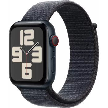 Apple Watch SE 2 GPS + Cellular 44mm, polnočna, Sport Loop (MRHC3ET/A)