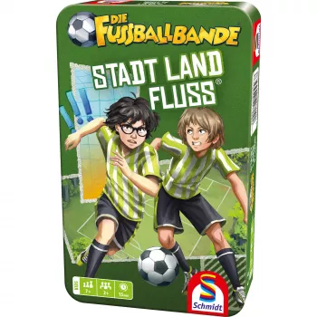 SCHMIDT SPIELE DIE FUSSBALLBANDE: mesto, država, reka – nogometna besedna igra blok