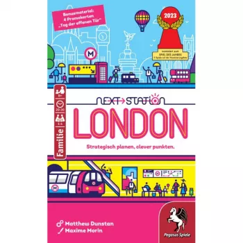 PEGASUS Next Station London - Flip & Write družabna igra, 1-4 igralci, od 8 let