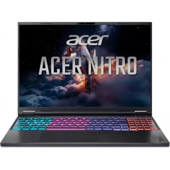 Acer Nitro 16 AN16-A91-R9ZL 16 inch QHD+ 240Hz igralni prenosnik – AMD Ryzen 9 9955HX3D, 32GB DDR5, 1TB SSD, NVIDIA GeForce RTX 5070 Ti 12GB, Windows 11 Home, Obsidian Black