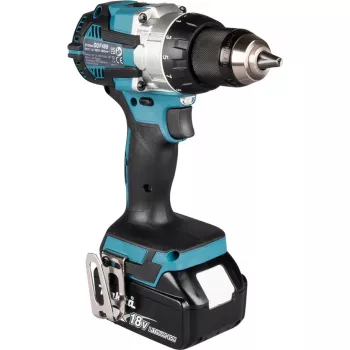 Makita DLX2592JX1 18V LXT brezkrtačni 2-delni kombinirani komplet z udarnim vrtalnikom, udarnim vijačnikom, 2x 5.0Ah baterijama, hitrim polnilnikom in kovčkom Makpac