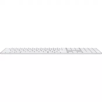 Apple Magic Keyboard s Touch ID in numerično tipkovnico, ruska postavitev, bele tipke (MXK73RS/A)