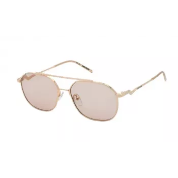 Zadig & Voltaire ženska kvadratna sončna očala SZV377S5608FC rjava havana 56mm