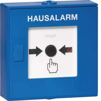 Hager RFM200D brezžični gumb za sprožitev alarma za Beka alarmni sistem, bel