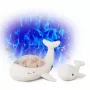 Cloud B Tranquil Whale komplet za lažje spanje s projektorjem in ropotuljico – bel