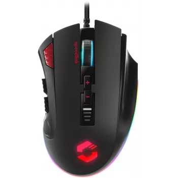 Speedlink Tarios žična USB igralna miška, RGB, 24000 DPI (SL-680012-BK)