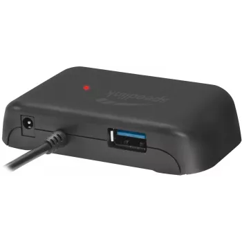 Speedlink Snappy Evo USB-C na 4-portni USB 3.0 hub (SL-140202-BK)