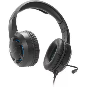 SPEEDLINK SL-450305-BK žične na-ušesne igralne slušalke z mikrofonom za dušenje hrupa, USB-A, 30mm gonilniki, 1,8m kabel, črne