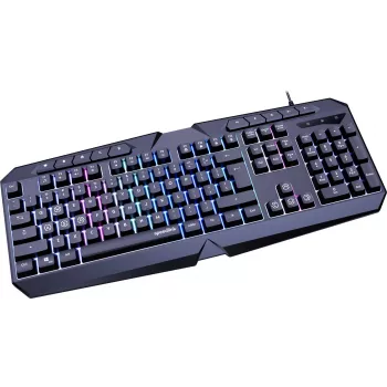 Speedlink Ludicium RGB Rainbow tipkovnica, US razporeditev (SL-670004-BK-US)