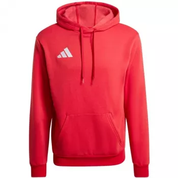 adidas Entrada 26 moška majica s kapuco rdeča – velikost M (JZ6576)