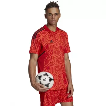 ADIDAS moška vratarska majica Condivo 22 kratki rokavi rdeča H21238