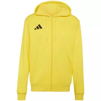 adidas Entrada 26 Full Zip moška jopa s kapuco rumena za trening KF8964 velikost L