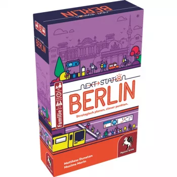PEGASUS Next Station Berlin – roll & write družabna igra (nemška izdaja)