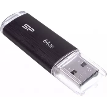 Silicon Power Ultima U02 64 GB USB 2.0 pomnilniški ključek, črn