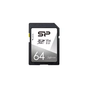 Silicon Power 64GB SDXC UHS-I U3 V30 pomnilniška kartica - 100 MB/s branje, 80 MB/s pisanje, 4K-Video