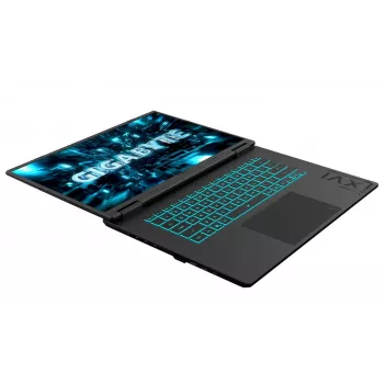Prenosnik GIGABYTE GAMING A16 PRO DXHG4EECC4SD Gaming, 16 inch QHD+ 165Hz, Intel Core 7 240H, 32GB LPDDR5X, 1TB SSD, RTX 5070 Ti 12GB, brez OS, siv