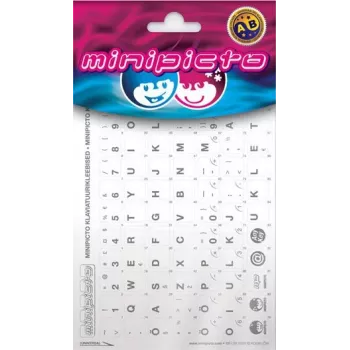 Kolm Lõvi Minipicto estonske nalepke za tipkovnico (KB-UNI-EE01-WHTLTGRY)
