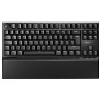 be quiet! Light Mount TKL tiha taktilna mehanska igralna tipkovnica, RGB osvetlitev ozadja, Tenkeyless, žična, črna