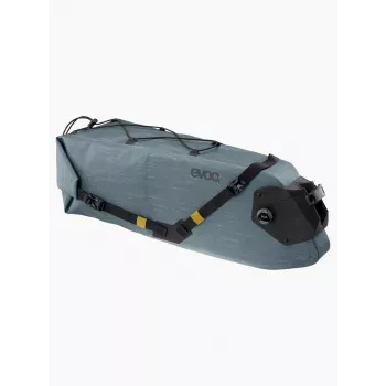 EVOC Seat Pack Boa WP 16 Steel - vodoodporna bikepacking sedežna torba, 16L