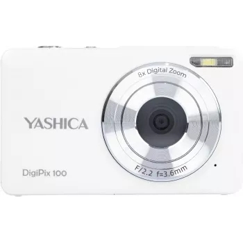 Yashica DigiPix 100 digitalni fotoaparat, bel (YAS-DG100PP-WH)