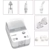 Rossmax NK1000 3-v-1 batni kompresorski nebulizator z izpiranjem nosu in aspiratorjem, velikost delcev 2,5 μm, >80 % delež finih delcev, hitrost razprševanja 0,35 ml/min, posodica za zdravilo 5 ml, kapaciteta izpiranja nosu 10 ml, hrup <60 dB, neprekinjeno delovanje, za odrasle in otroke