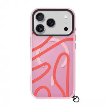 LAUT Keyko Pop ovitek za iPhone 17 Pro, Rosy Wave