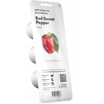 Click & Grow SGR63X3 Smart Garden 3 rastlinske kapsule polnilo (3 kapsule, biorazgradljive, predposejane, Smart Soil)