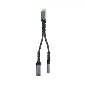 UNITEK USB-C na 3,5 mm avdio adapter s PD