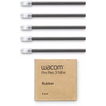 WACOM Pro Pen 3 gumijaste konice 5 kosov (ACK253010Z) – nadomestne konice za naraven občutek papirja