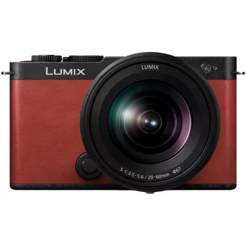 Panasonic Lumix DC-S9 brezzrcalni polnoformatni fotoaparat z objektivom Lumix S 20-60mm f/3.5-5.6, crimson red (DC-S9KE-R)