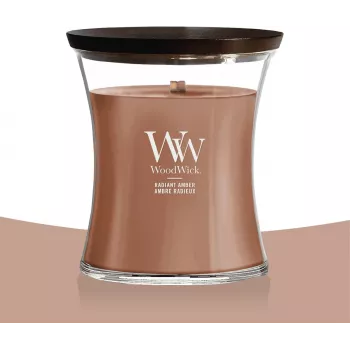 WoodWick Radiant Amber elipsasta dišeča sveča 453,6g