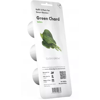 Click & Grow Smart Garden polnilo zeleni blitva, 3 rastlinske kapsule (SGR64X3)