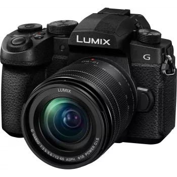 Panasonic LUMIX DC-G90MEG-K 20,3MP Micro Four Thirds sistemski fotoaparat z objektivom 12-60mm - črn