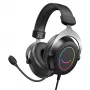 FIFINE H3 AmpliGame RGB žične naglavne igralne slušalke z odstranljivim mikrofonom, 50mm gonilniki, USB-A, črne