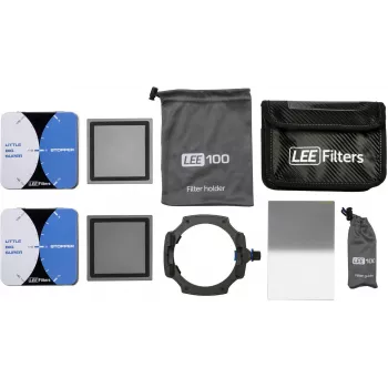 LEE Filters LEE100 komplet za dolge osvetlitve: držalo filtrov LEE100, Big Stopper, Little Stopper in 0,6 ND Hard Grad (100LEK)