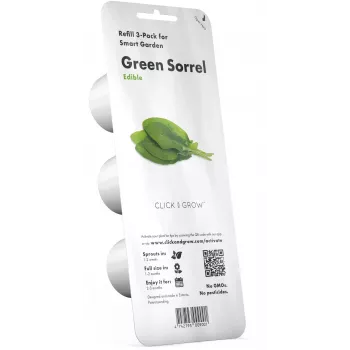 Click & Grow kapsule zelena kislica za pametni vrt, 3 kosi (SGR55X3)