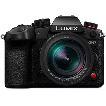 Panasonic Lumix DC-GH7LE sistem kamera ohišje s kompletom objektiva 12-60mm – črna