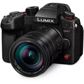 Panasonic Lumix DC-GH7LE sistem kamera ohišje s kompletom objektiva 12-60mm – črna