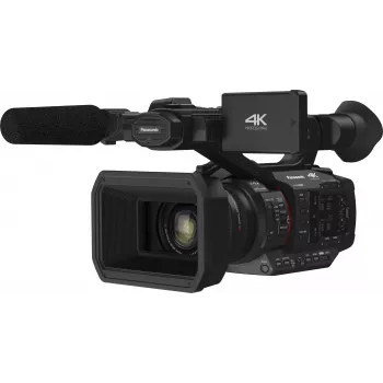 Panasonic HC-X2E 4K Ultra HD profesionalni snemalnik z 20x Leica Dicomar objektivom, 5-osnim Hybrid O.I.S.+, dvojnimi XLR-vhodi, 3G-SDI, Wi-Fi, dvojnimi režami za SD-kartice